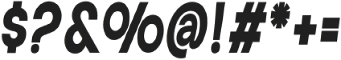 Aloevera condensed Bold Italic otf (700) Font OTHER CHARS