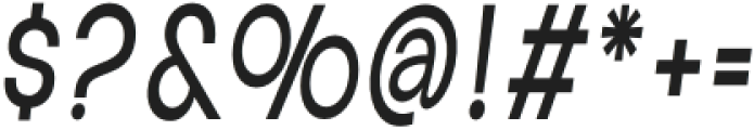 Aloevera condensed Regular Italic otf (400) Font OTHER CHARS