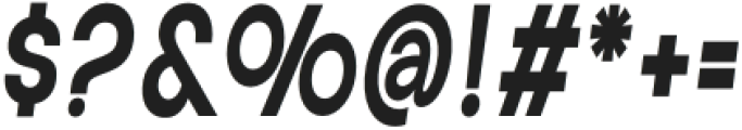 Aloevera condensed SBold Italic otf (700) Font OTHER CHARS