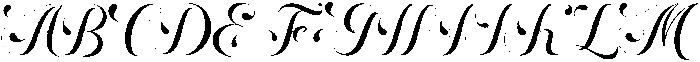 Aloffine Scriptura otf (400) Font UPPERCASE