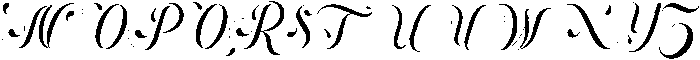Aloffine Scriptura otf (400) Font UPPERCASE