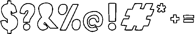 Aloha otf (400) Font OTHER CHARS