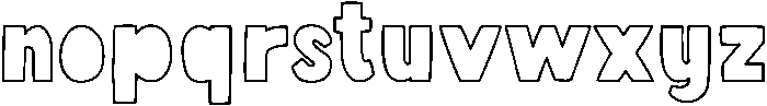 Aloha otf (400) Font LOWERCASE