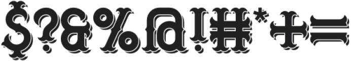 Aloheaven Shadow otf (400) Font OTHER CHARS