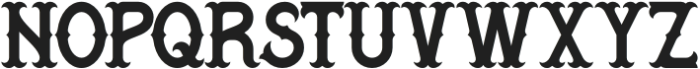 Aloheaven otf (400) Font UPPERCASE