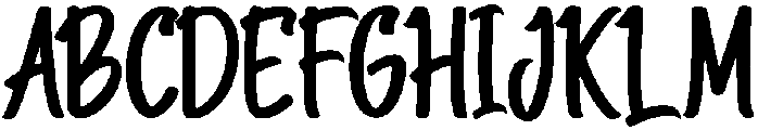Alone Regular otf (400) Font UPPERCASE