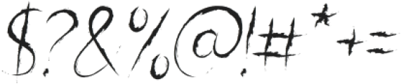 Alonely-Italic otf (400) Font OTHER CHARS