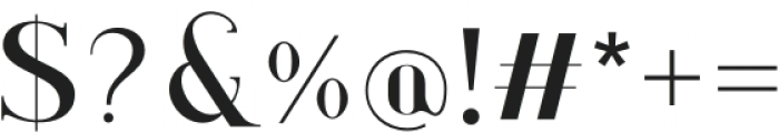 Along Serif BSC ExtraLight otf (200) Font OTHER CHARS