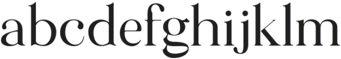 Along Serif BSC ExtraLight otf (200) Font LOWERCASE