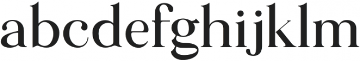 Along Serif BSC Light otf (300) Font LOWERCASE