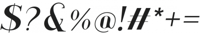 Along Serif BSC LightItalic otf (300) Font OTHER CHARS