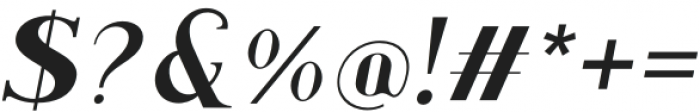 Along Serif BSC MediumItalic otf (500) Font OTHER CHARS