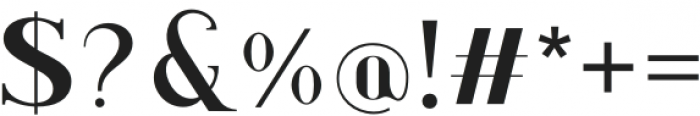 Along Serif BSC Regular otf (400) Font OTHER CHARS