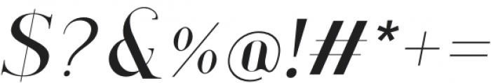 Along Serif BSC ThinItalic otf (100) Font OTHER CHARS