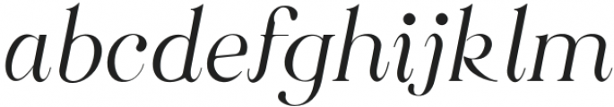 Along Serif BSC ThinItalic otf (100) Font LOWERCASE