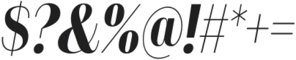 Alonzo Cnd Bold Italic otf (700) Font OTHER CHARS