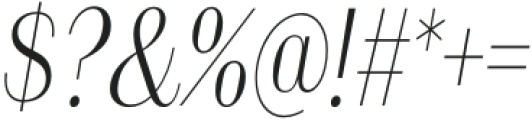 Alonzo Cnd Extralight Italic otf (200) Font OTHER CHARS