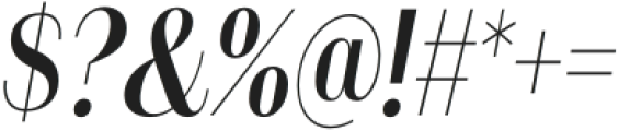 Alonzo Cnd Regular Italic otf (400) Font OTHER CHARS