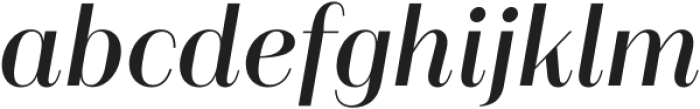 Alonzo Regular Italic otf (400) Font LOWERCASE