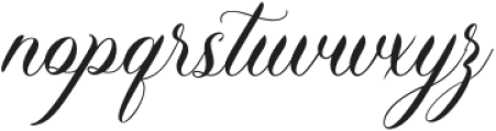 AlorentineBelle otf (400) Font LOWERCASE