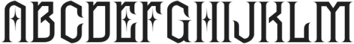 Alosay Gothic Regular otf (400) Font LOWERCASE