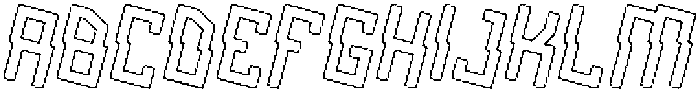 Alot Of Love-Hollow otf (400) Font UPPERCASE