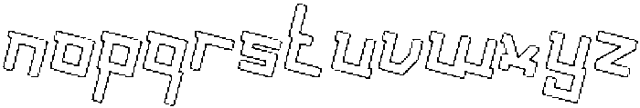 Alot Of Love-Hollow otf (400) Font LOWERCASE