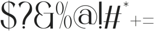 Aloura Regular otf (400) Font OTHER CHARS