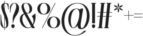 Aloyesia Regular otf (400) Font OTHER CHARS