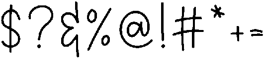 Alpaca Regular otf (400) Font OTHER CHARS