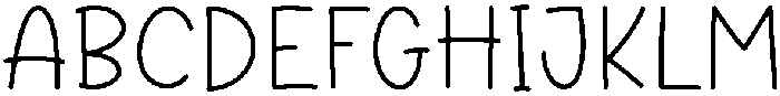 Alpaca Regular otf (400) Font UPPERCASE