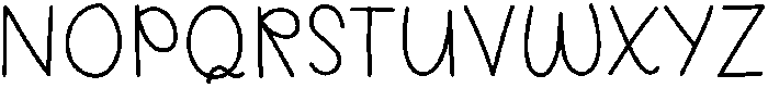 Alpaca Regular otf (400) Font UPPERCASE