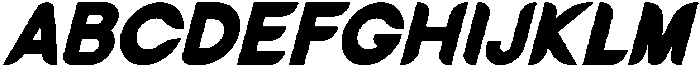 Alpha Apex Bold Italic otf (700) Font UPPERCASE