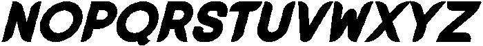 Alpha Apex Bold Italic otf (700) Font UPPERCASE