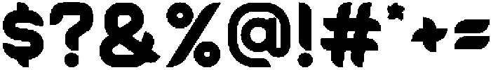 Alpha Apex Bold otf (700) Font OTHER CHARS