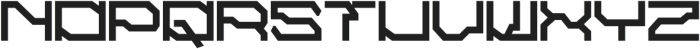 Alpha Cyberpunk Regular otf (400) Font UPPERCASE