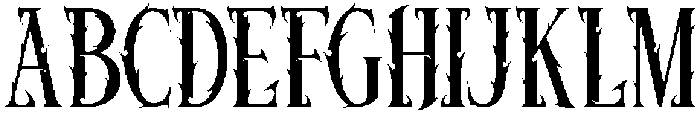 Alpha Spike Regular otf (400) Font UPPERCASE
