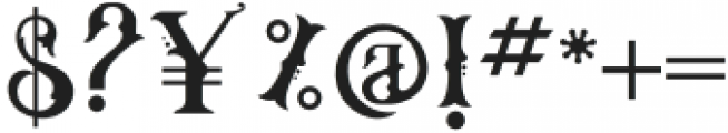 AlphaBeer Regular otf (400) Font OTHER CHARS
