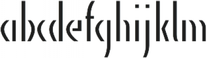AlphaCharlie otf (400) Font LOWERCASE