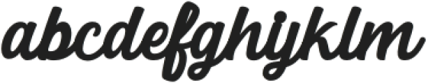 AlphaYerock-Bold otf (700) Font LOWERCASE