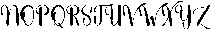 Alphabet Elisabeth Regular otf (400) Font UPPERCASE