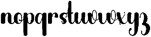 Alphabet Elisabeth Regular otf (400) Font LOWERCASE