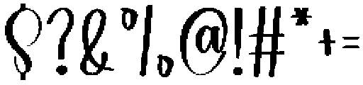 Alphabet Handmade Regular otf (400) Font OTHER CHARS