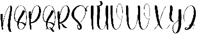 Alphabet Handmade Regular otf (400) Font UPPERCASE