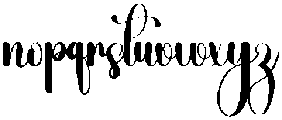 Alphabet Handmade Regular otf (400) Font LOWERCASE