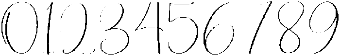 Alphabet Handwriting Regular otf (400) Font OTHER CHARS