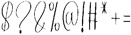 Alphabet Handwriting Regular otf (400) Font OTHER CHARS