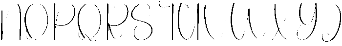 Alphabet Handwriting Regular otf (400) Font UPPERCASE