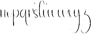 Alphabet Handwriting Regular otf (400) Font LOWERCASE