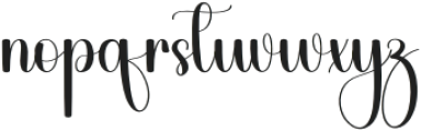Alphabet Handwriting Regular otf (400) Font LOWERCASE